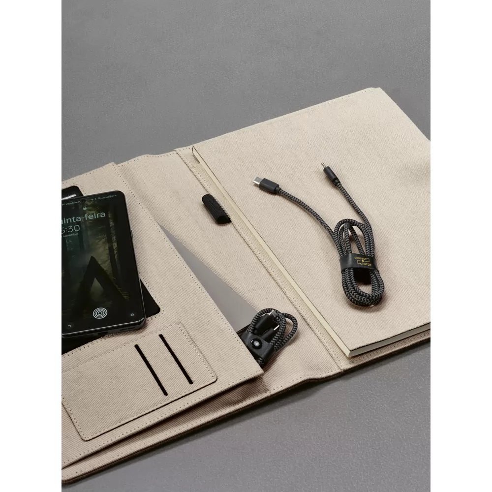 Cabo USB-C de carregamento rápido em PET 100% reciclado Personalizado