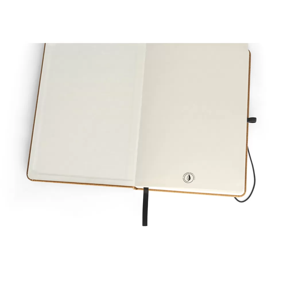 Caderneta A5 com capa dura em couro reciclado Personalizada