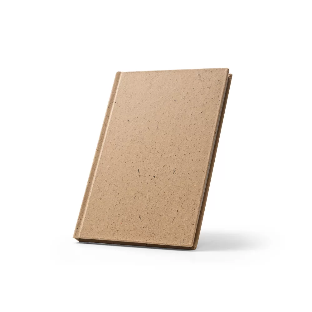 Caderneta A5 em casca de coco (60%) e trapos de algodão (40%) Personalizada