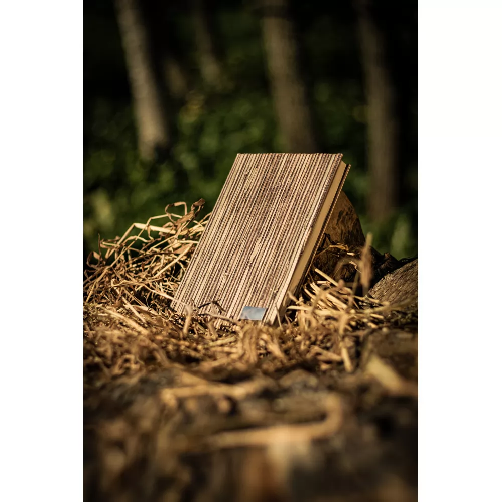 Caderneta A5 em palha natural Personalizada