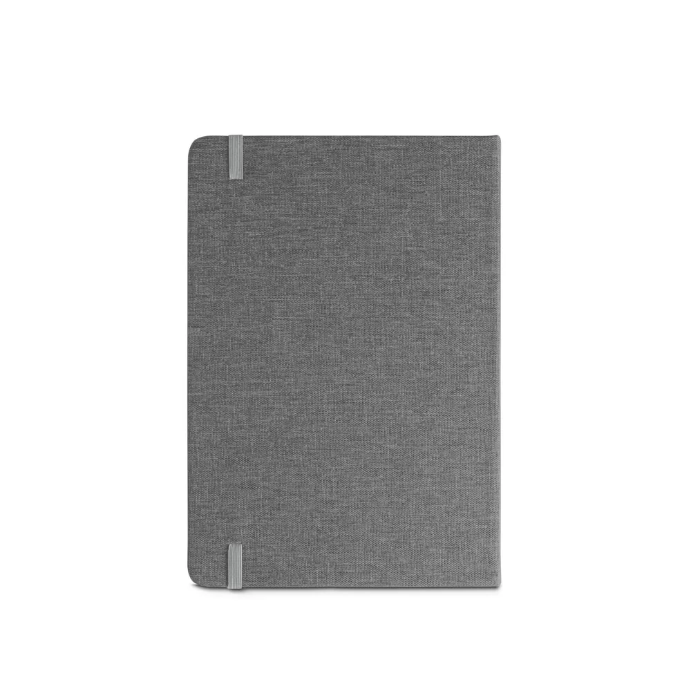 Caderneta A5 em tecido poliéster 100% reciclado Personalizada