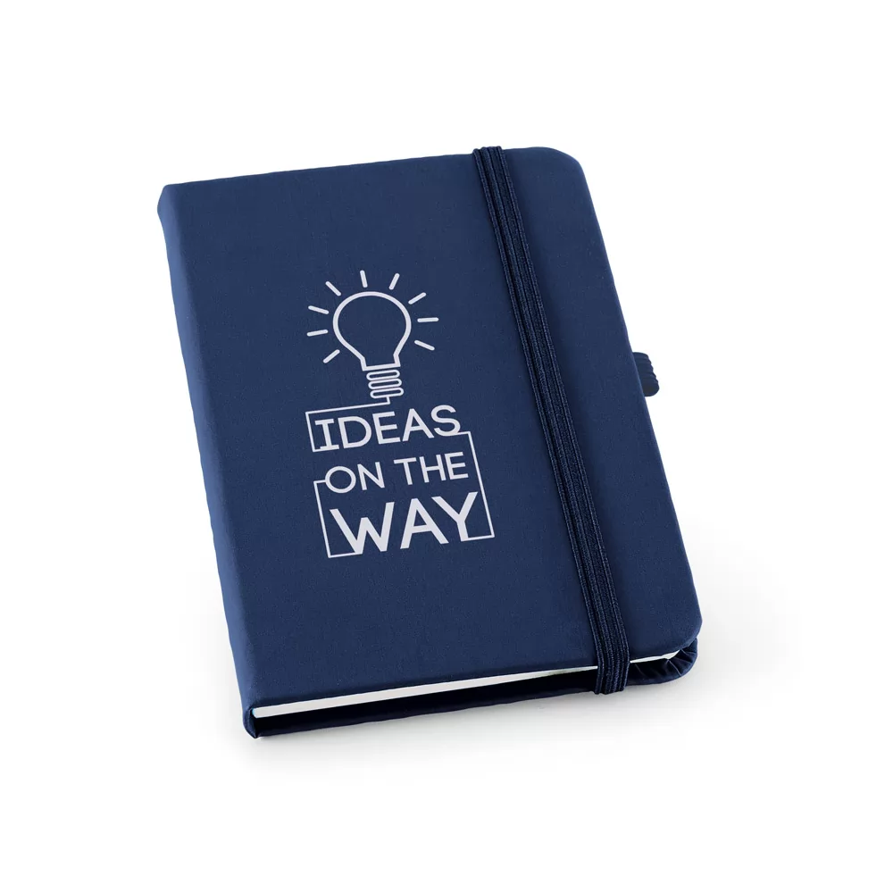 Caderneta A6 Couro Sintético Personalizada