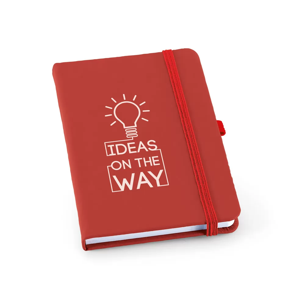 Caderneta A6 Couro Sintético Personalizada