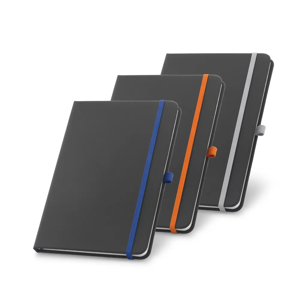 Caderneta Capa Dura em Couro Sintético Personalizada