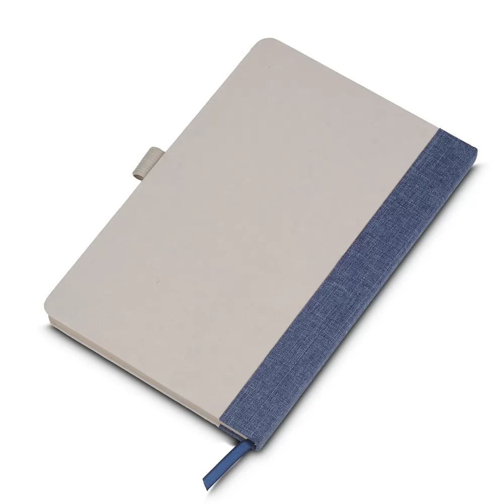 Caderneta capa em fibra de açucar e tecido RPET Personalizada