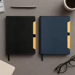 Caderneta Couro Sintético Personalizada