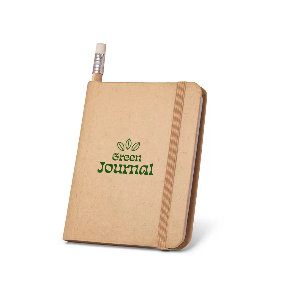 Caderneta Ecológica com Lápis Personalizada