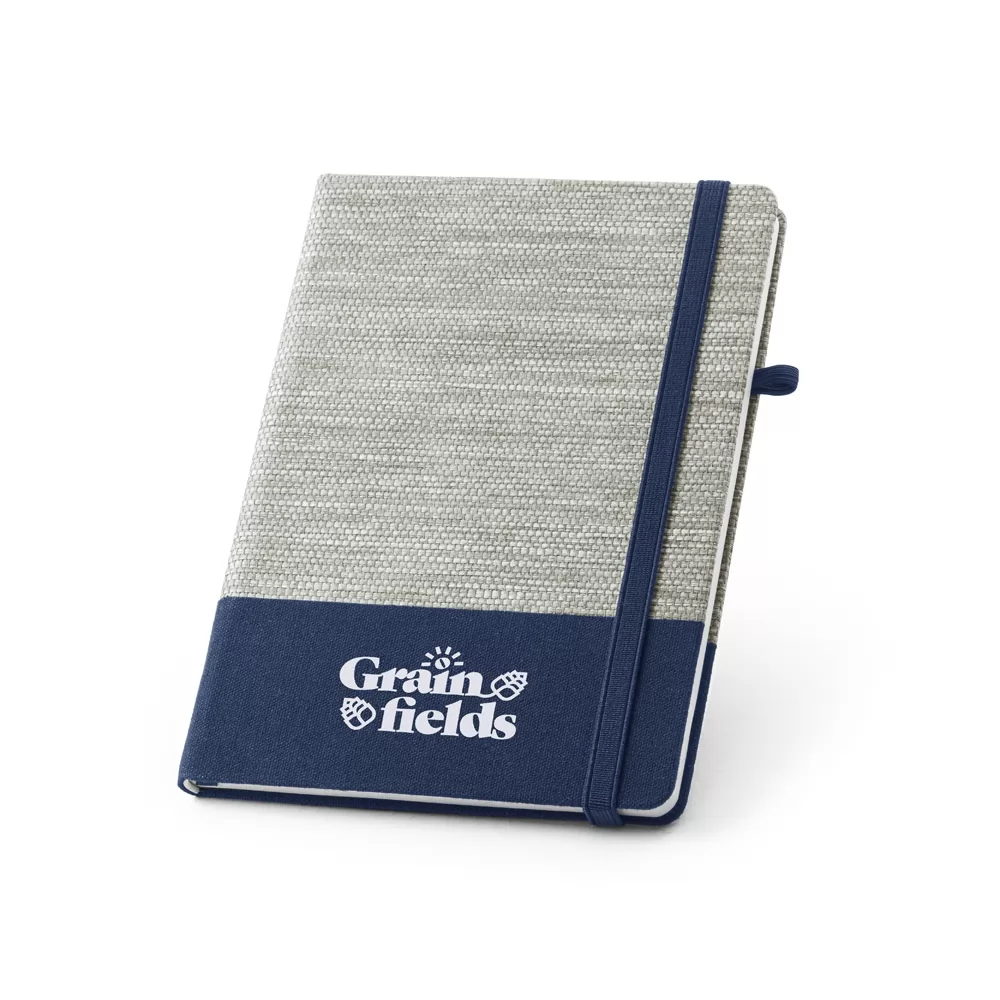 Caderneta em Palha e Algodão Canvas Personalizada