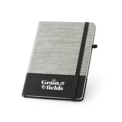 Caderneta em Palha e Algodão Canvas Personalizada