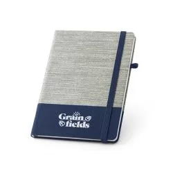 Caderneta em Palha e Algodão Canvas Personalizada