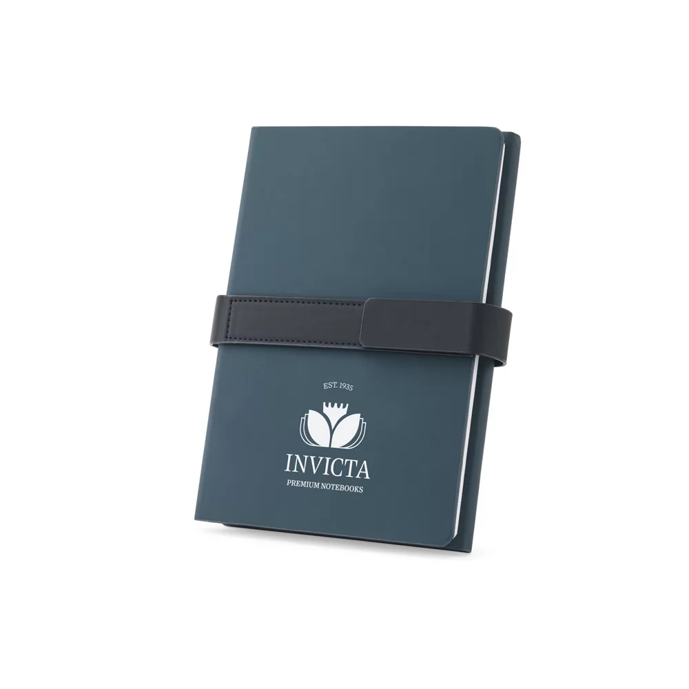 Caderneta em PU e Poliéster Reciclados Personalizada