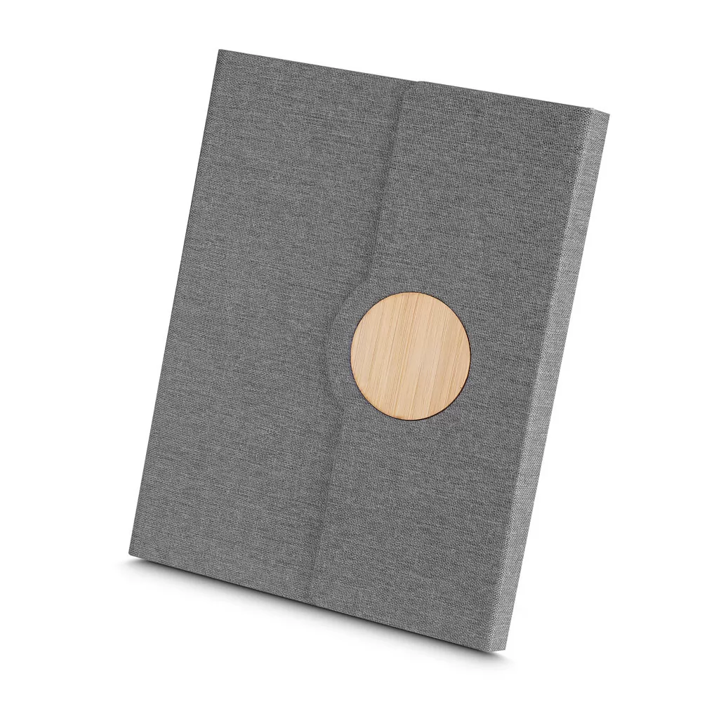 Caderneta em Tecido Reciclado rPet Personalizada