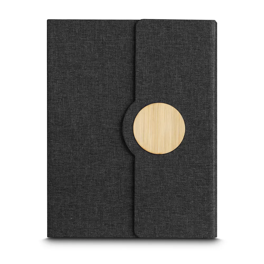 Caderneta em Tecido Reciclado rPet Personalizada