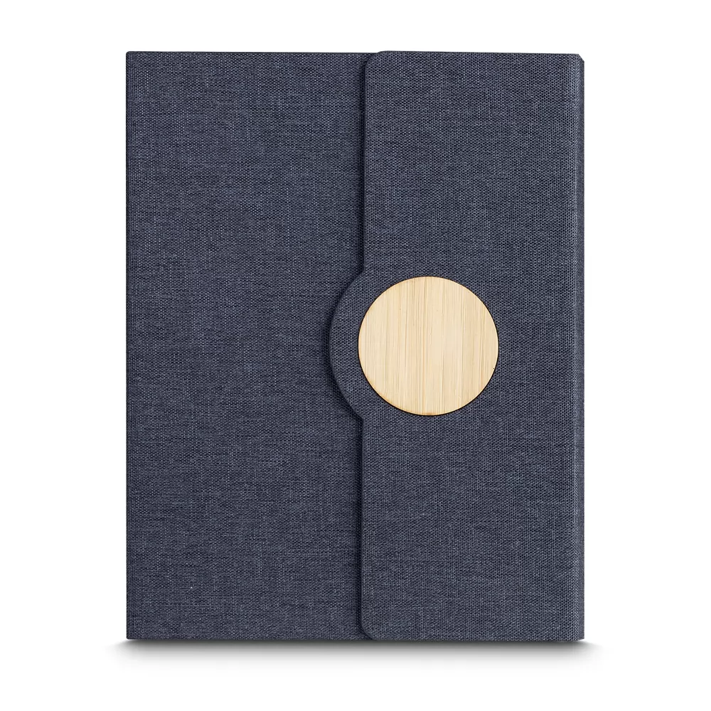 Caderneta em Tecido Reciclado rPet Personalizada