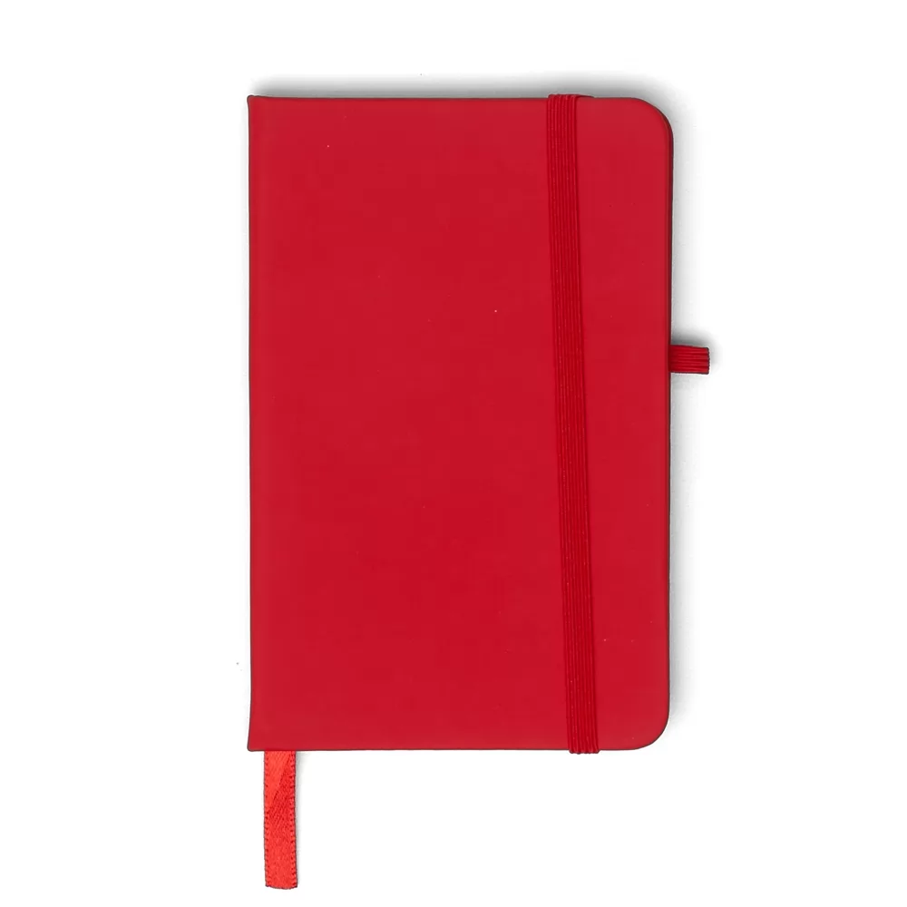 Caderneta tipo Moleskine com Porta Caneta Personalizada