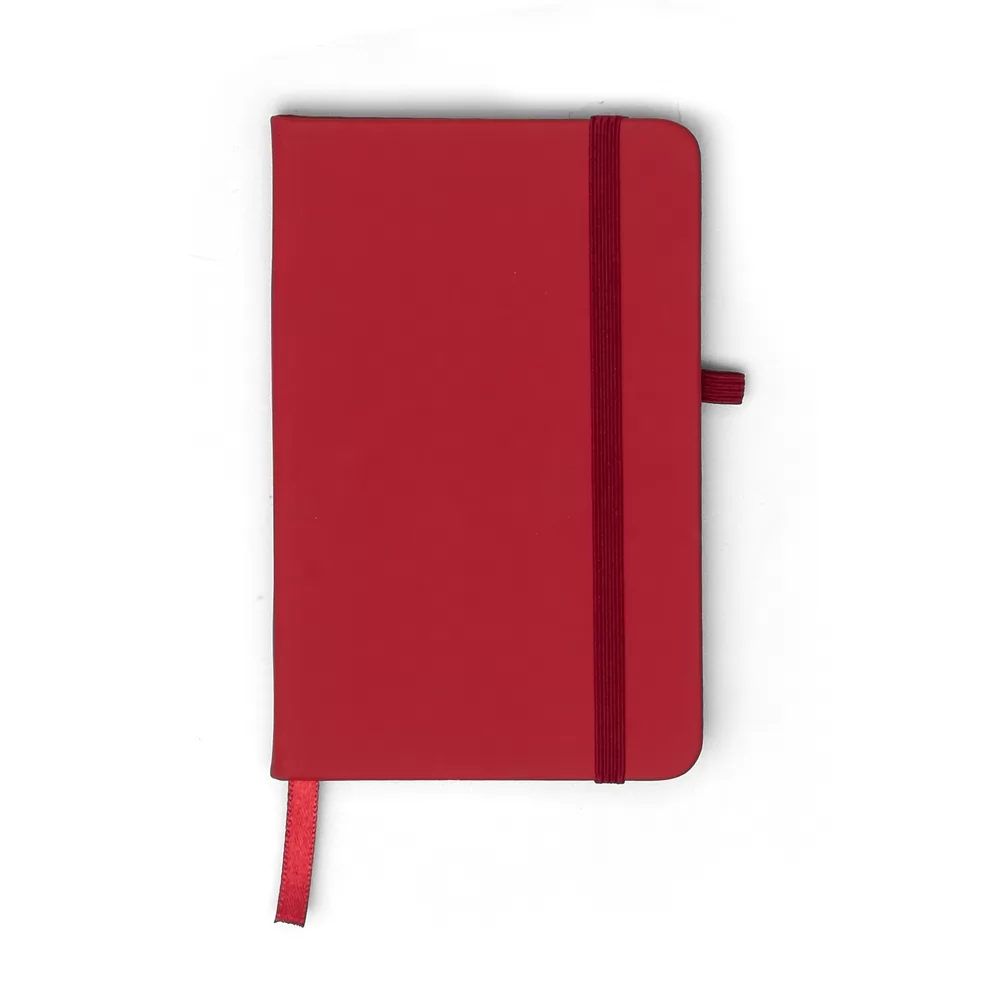 Caderneta tipo Moleskine com Porta Caneta Personalizada