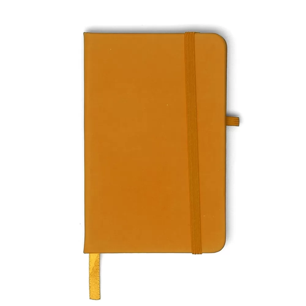 Caderneta tipo Moleskine com Porta Caneta Personalizada
