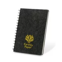 Caderno A5 com Capa em Feltro Reciclado Personalizado
