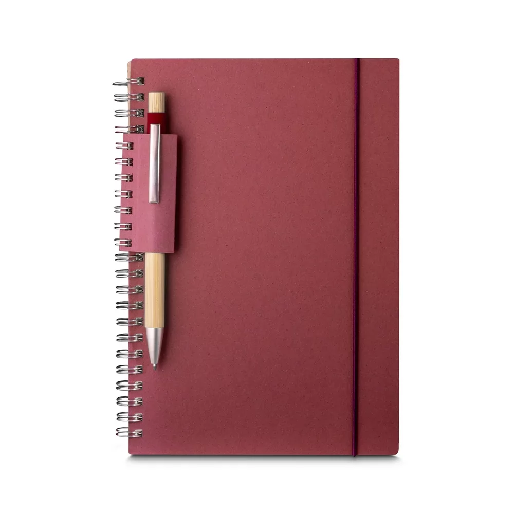 Caderno A5 Papel Reciclado Personalizado