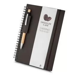 Caderno A5 Papel Reciclado Personalizado Caderno A5 Papel Reciclado Personalizado