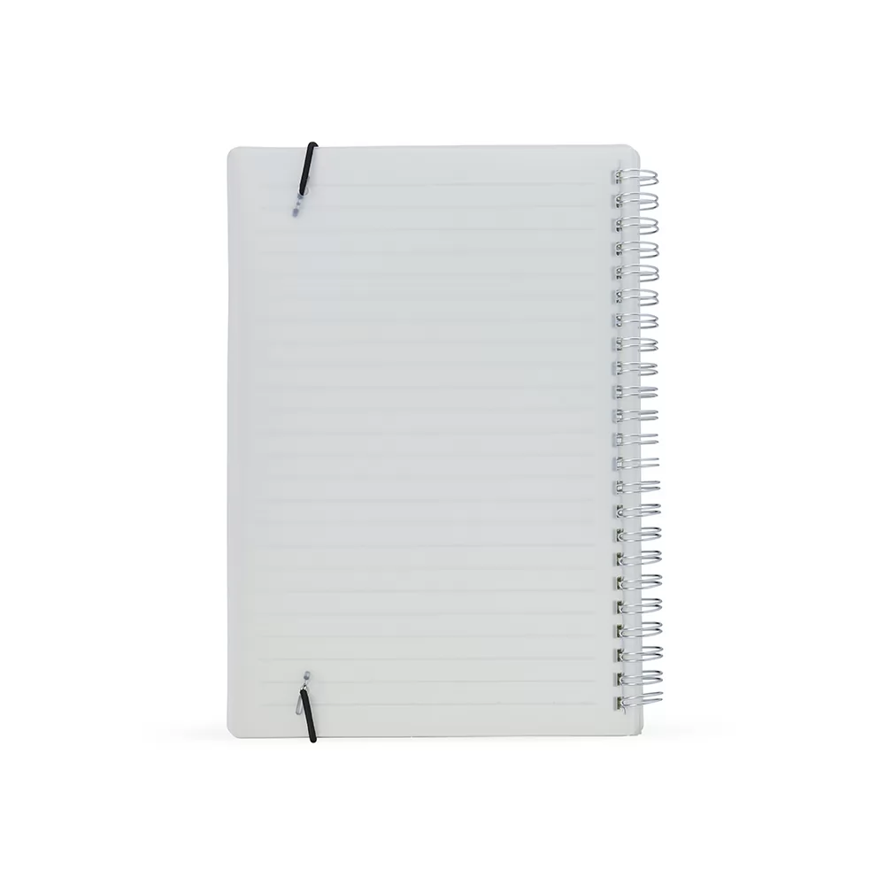 Caderno A5 Plástico Personalizado