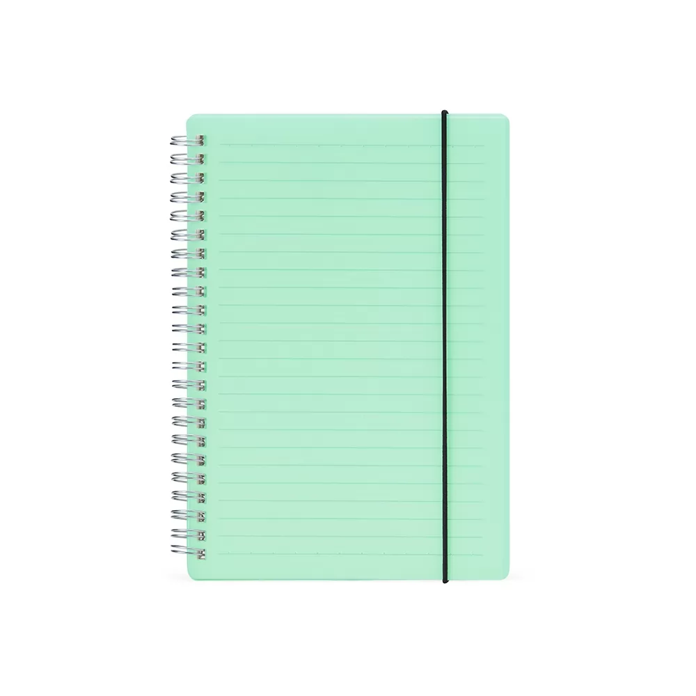 Caderno A5 Plástico Personalizado