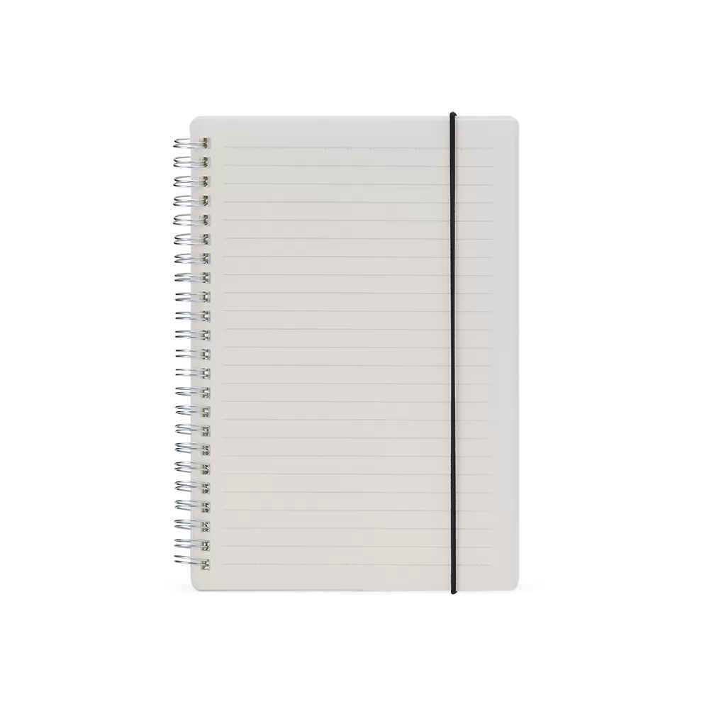 Caderno A5 Plástico Personalizado