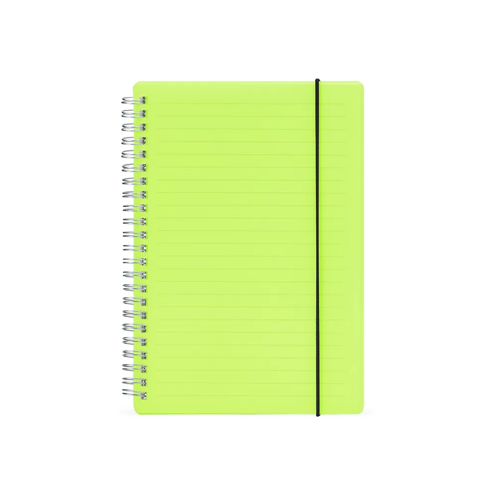 Caderno A5 Plástico Personalizado