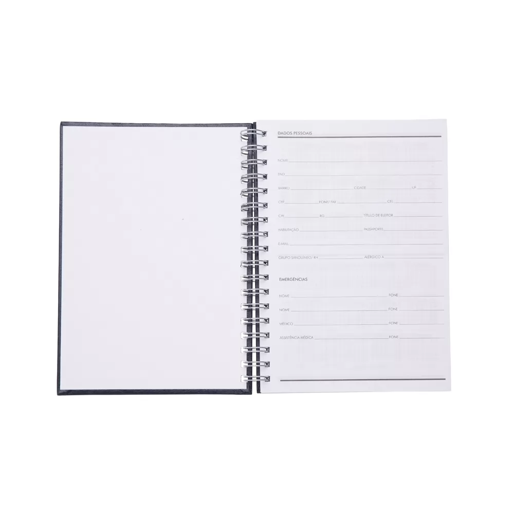 Caderno de Couro Sintético Personalizado