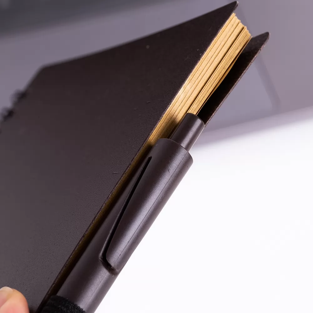 Caderno Ecológico com Caneta Personalizado