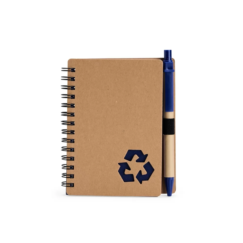 Caderno Ecológico com Caneta Personalizado