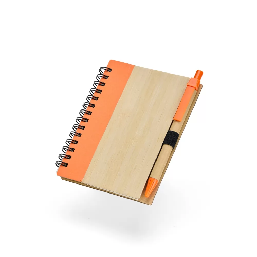 Caderno Ecológico com Caneta Personalizado