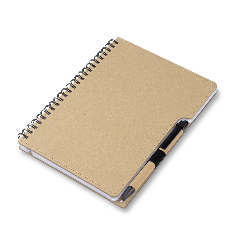 Caderno em papelão reciclável Personalizado