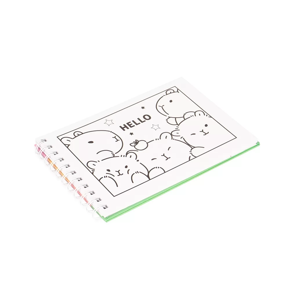 Caderno Para Colorir Desenho Animado Personalizado