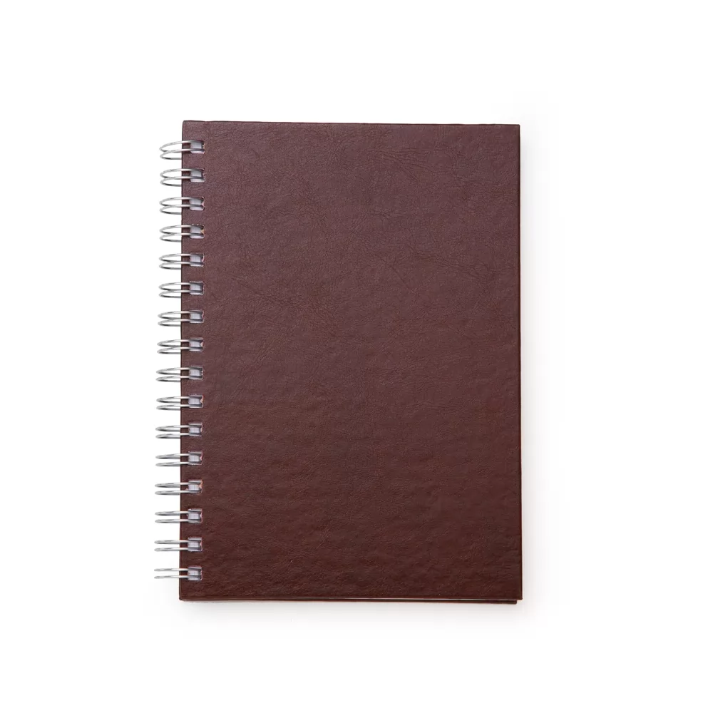 Caderno Pequeno de Couro Sintético Personalizado