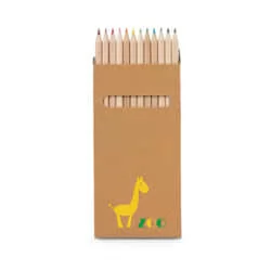 Caixa de Cartão Com 12 Lápis de Cor Personalizada  Caixa de Cartão Com 12 Lápis de Cor Personalizada