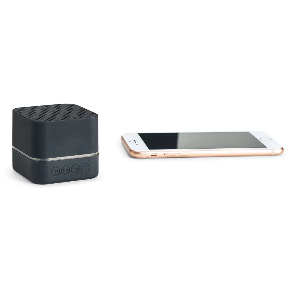 Caixa de som com luz LED interior em ABS Personalizada