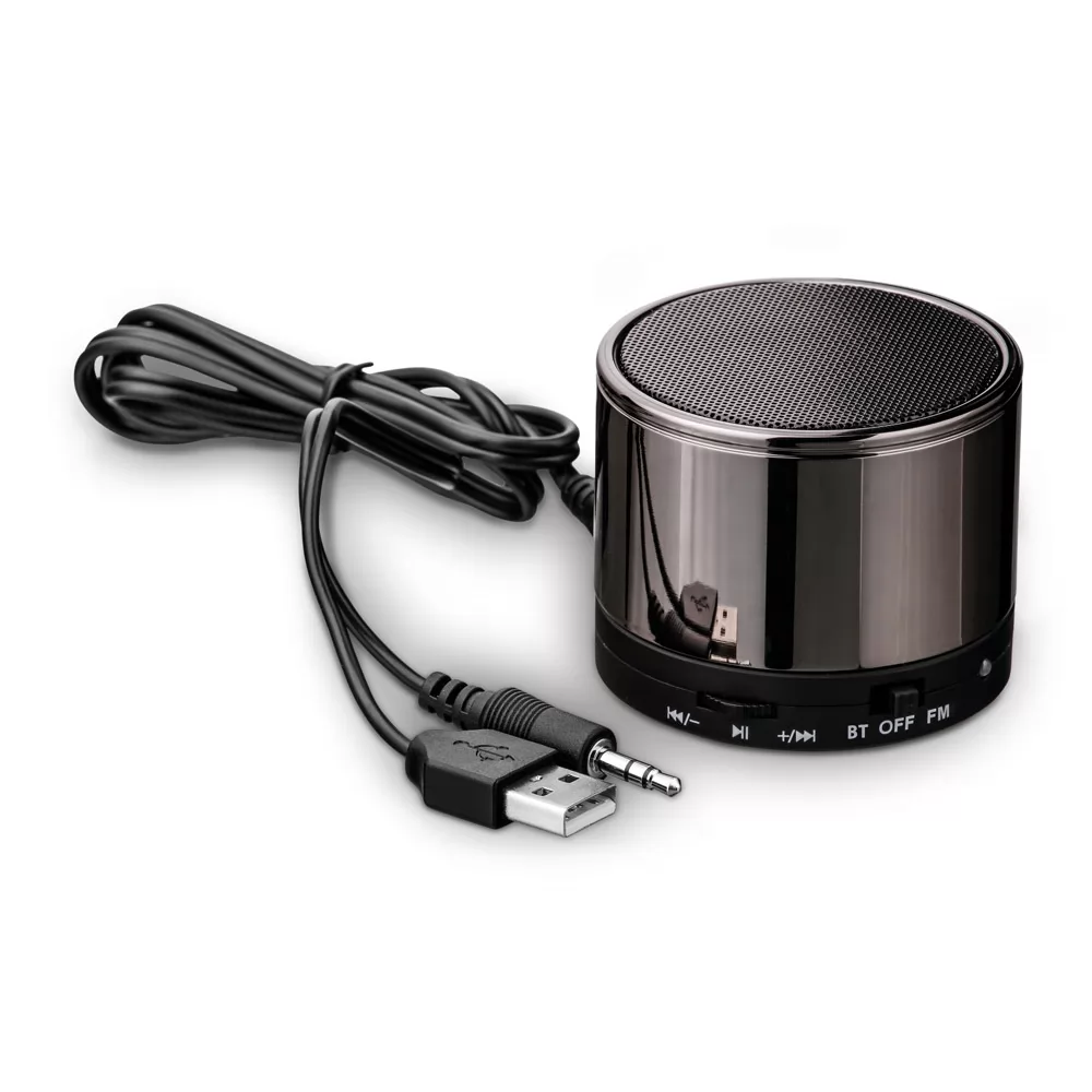 Caixa de som com microfone Personalizada