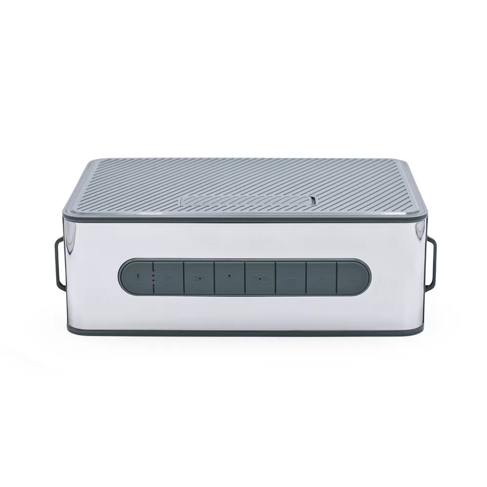 Caixa de som em ABS 100% reciclado com microfone Personalizada