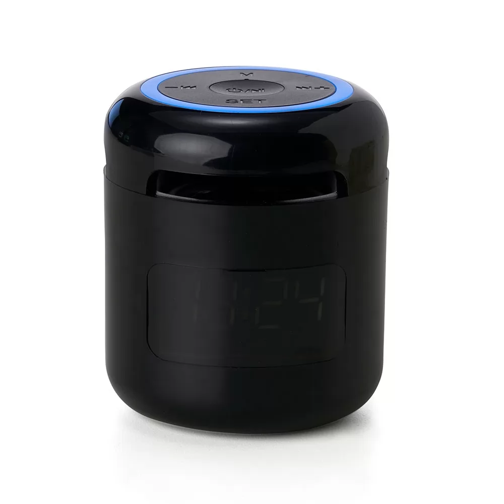 Caixa de Som Multimídia com Relógio Personalizada