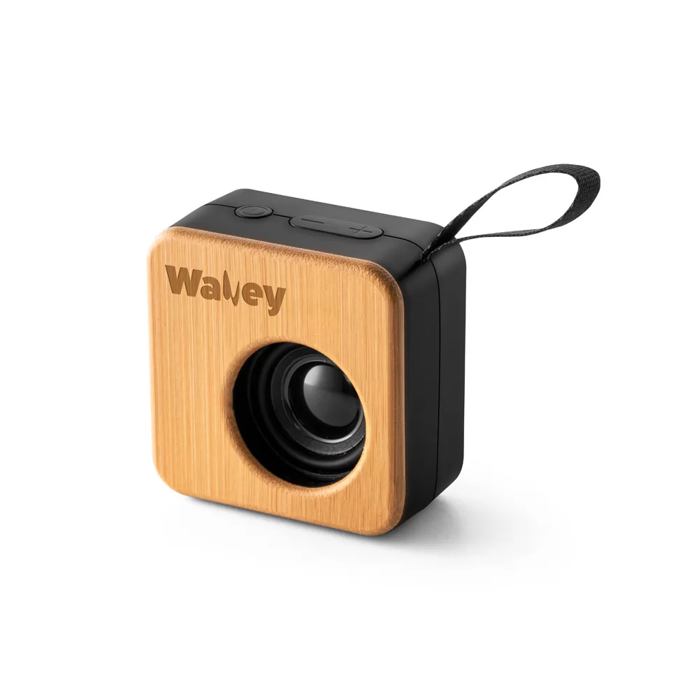 Caixa de som portátil em 25% rABS e bambu Personalizada