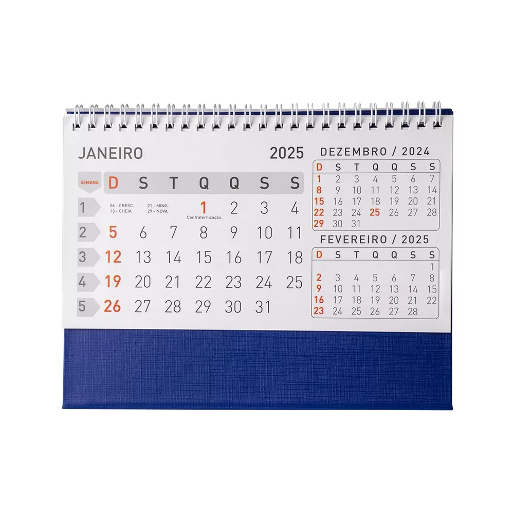 Calendário de Mesa 2025 Personalizado
