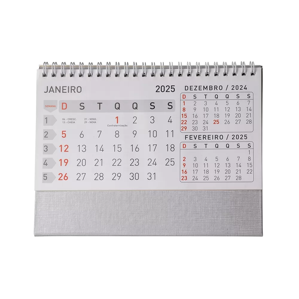 Calendário de Mesa 2025 Personalizado