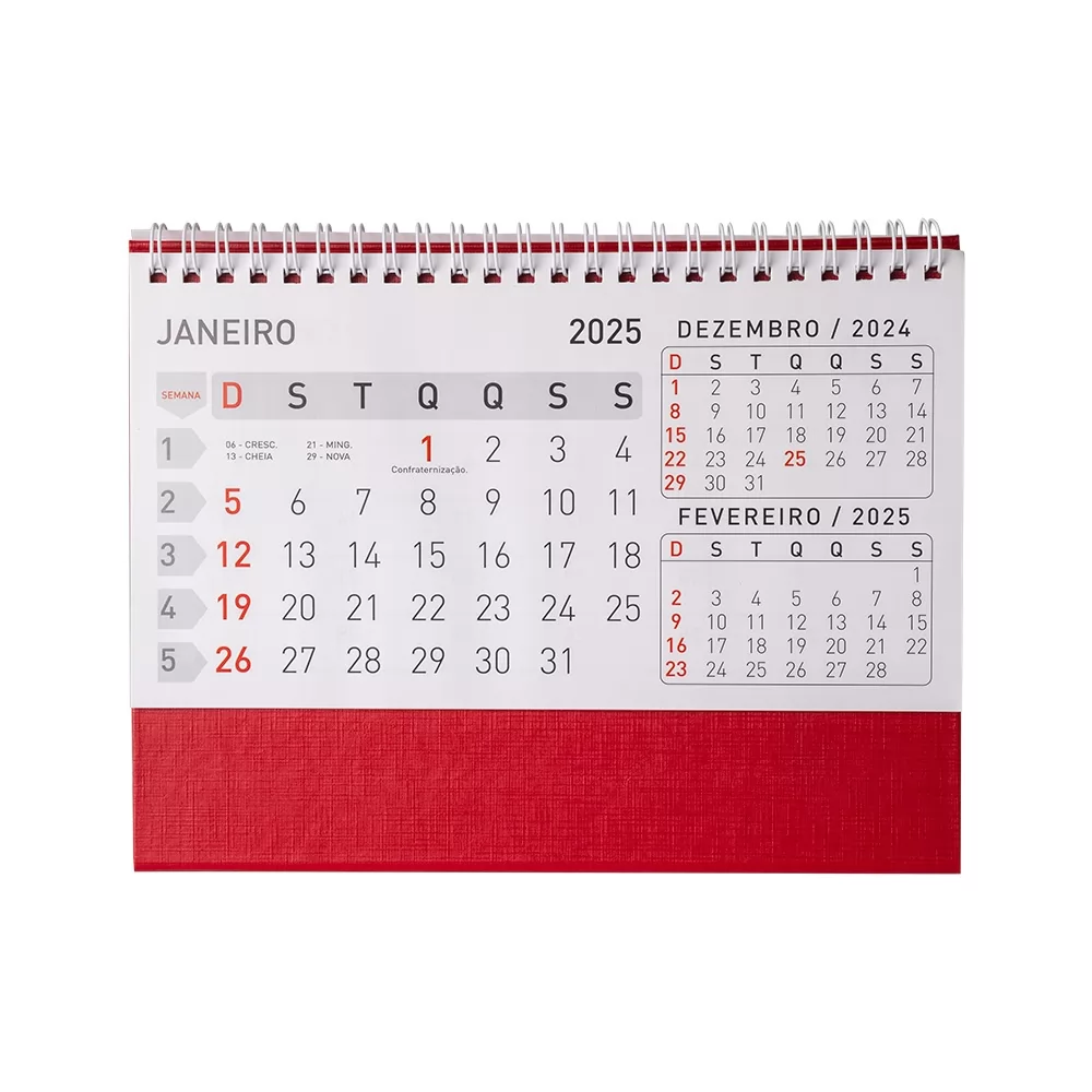 Calendário de Mesa 2025 Personalizado