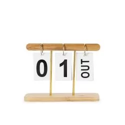 Calendário Permanente Bambu Personalizado 