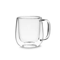 Caneca de Vidro Parede Dupla 250ml Personalizada  Caneca de Vidro Parede Dupla 250ml Personalizada