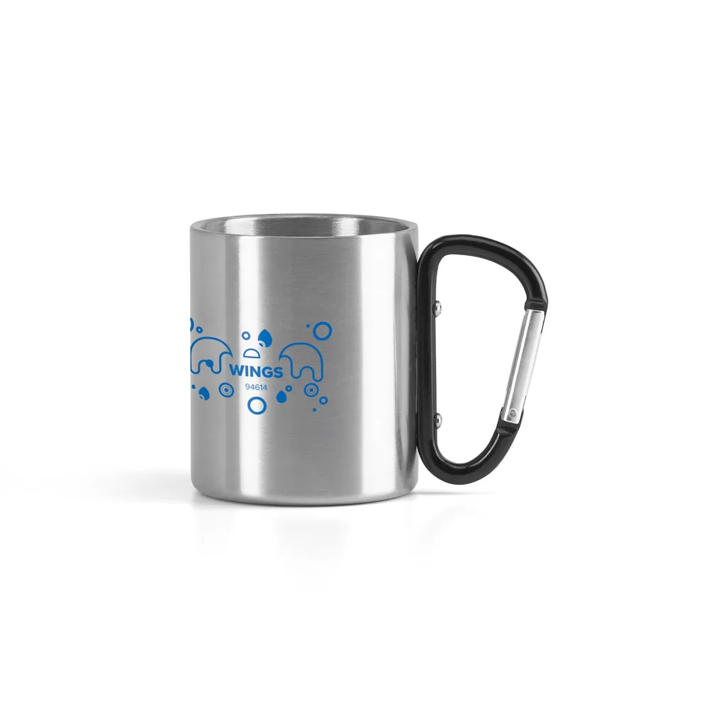 Caneca em aço inox 230 mL Personalizada