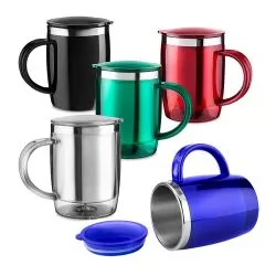 Caneca Plástica 400ml Personalizada  Caneca Plástica 400ml Personalizada