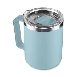 CANECA TÉRMICA COM EXTERIOR DE PLÁSTICO PP 450 ML Personalizada