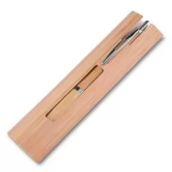 Caneta de Bambu Personalizada
